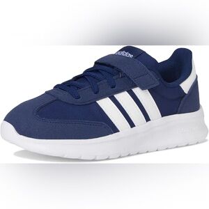 adidas Run 70s 2.0 Kids Sneakers Size 12K Blue White Velcro Unisex NEW